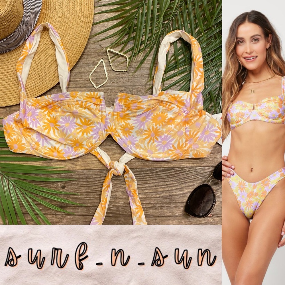 L*Space Oopsie Daisy Camellia Underwire Bikini Top